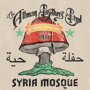 <i>Syria Mosque</i> (album) 2022 live album by The Allman Brothers Band