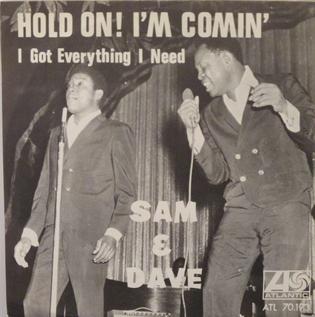 <span class="mw-page-title-main">Hold On, I'm Comin' (song)</span> 1966 single by Sam & Dave