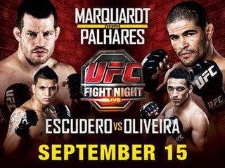 <span class="mw-page-title-main">UFC Fight Night: Marquardt vs. Palhares</span> UFC mixed martial arts event in 2010