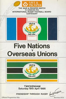 Five Nations XV v Overseas Unions XV