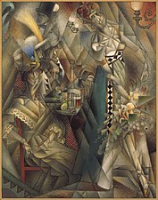 Jean Metzinger, Danseuse au café (Dancer in a café), 1912