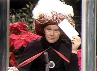 <span class="mw-page-title-main">Carnac the Magnificent</span> Recurring character on The Tonight Show Starring Johnny Carson