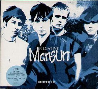 <span class="mw-page-title-main">Negative (song)</span> 1998 single by Mansun