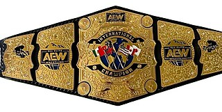 <span class="mw-page-title-main">AEW International Championship</span> Mens professional wrestling championship