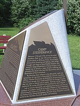 Camp d'Espérance Memorial, Beaubears Island