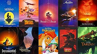 <span class="mw-page-title-main">Disney Renaissance</span> Period of Disney animated films, 1989–1999