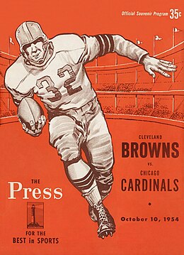 Program for the October 10 game against the Chicago Cards. 541010-Browns-Cardinals-program.jpg