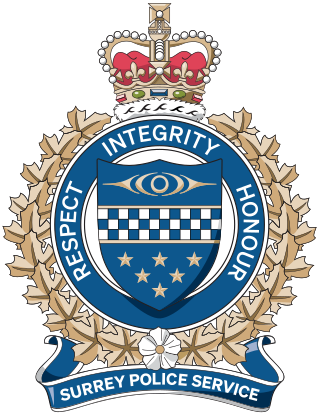 <span class="mw-page-title-main">Surrey Police Service</span> Law enforcement agency