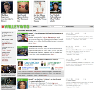 <span class="mw-page-title-main">Valleywag</span> Gawker Media blog