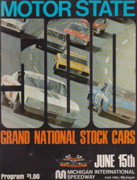 1969 Motor State 500 program cover