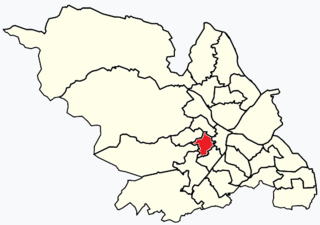 Broomhill and Sharrow Vale Electoral ward in the City of Sheffield, South Yorkshire, England