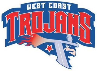 <span class="mw-page-title-main">West Coast Trojans</span> Former American Football team based in the United Kingdom (2004–2018)