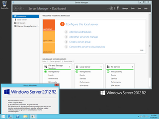 <span class="mw-page-title-main">Windows Server 2012 R2</span> Seventh version of Windows Server, released in 2013