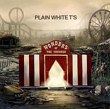 The cover consists of a desolate amusement park and a red-and-white circus tent with light showing out of it. The band's name appears in the sky and the album title is featured on the tent, colored in black and yellow, respectively.