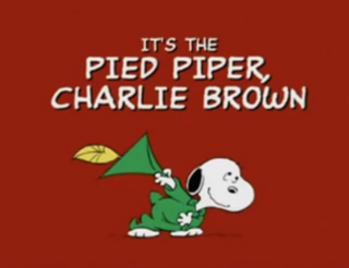 <i>Its the Pied Piper, Charlie Brown</i> 2000 animated home video