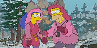 <span class="mw-page-title-main">Pixelated and Afraid</span> 12th episode of the 33rd season of The Simpsons