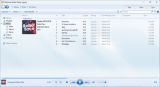 <span class="mw-page-title-main">Windows Media Player</span> Media player and media library application by Microsoft
