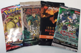 <span class="mw-page-title-main">Booster pack</span> Sealed package of cards or figurines