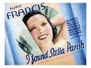 <i>I Found Stella Parish</i> 1935 film by Mervyn LeRoy