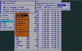 <span class="mw-page-title-main">IBM TopView</span> Former front-end to DOS