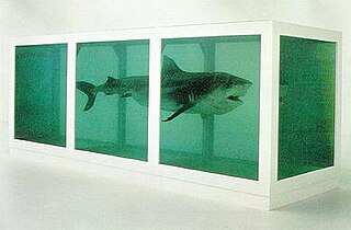 <i>The Physical Impossibility of Death in the Mind of Someone Living</i> Artwork by Damien Hirst