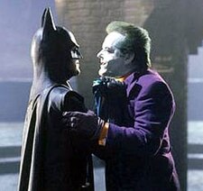 Michael Keaton as Batman and Jack Nicholson as the Joker in the film's climactic confrontation MikeandJack.jpg