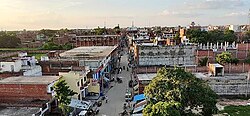 Image of a Market Street in Dildarnagar, which is often referred as the capital or the main market hub of Kamsar.