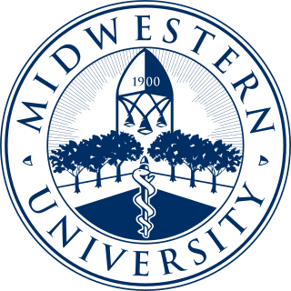 <span class="mw-page-title-main">Midwestern University</span> Graduate university in Downers Grove, Illinois and Glendale, Arizona, U.S.