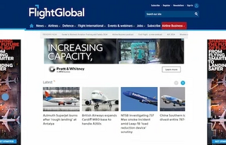 <span class="mw-page-title-main">FlightGlobal</span> Online news website on aviation