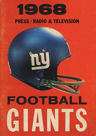 <span class="mw-page-title-main">1968 New York Giants season</span> NFL team season