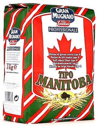 <span class="mw-page-title-main">Manitoba flour</span> High gluten flour of common wheat