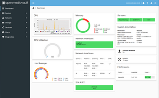 <span class="mw-page-title-main">OpenMediaVault</span> NAS operating system