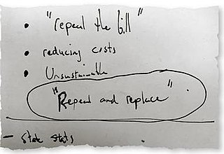 <span class="mw-page-title-main">2017 Affordable Care Act replacement proposals</span> 2017 plans considered to replace a U.S. federal statute