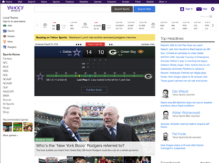 <span class="mw-page-title-main">Yahoo! Sports</span> Sports news website