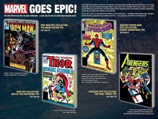 <span class="mw-page-title-main">Marvel Epic Collection</span> Marvel Comics paperbacks that reprint entire runs