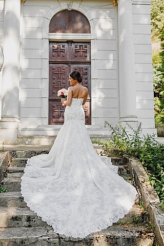 <span class="mw-page-title-main">Wedding dress</span> Dress worn by a bride during the wedding ceremony