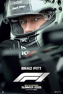 Brad Pitt on official poster for F1 (2025 film).jpeg