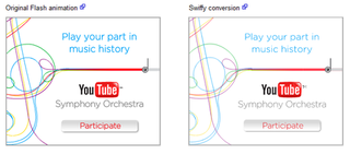 <span class="mw-page-title-main">Google Swiffy</span> Software tool that converted SWF files to HTML5