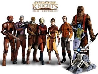 Characters of the <i>Star Wars: Knights of the Old Republic</i> series