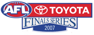 <span class="mw-page-title-main">2007 AFL finals series</span> Australian rules football season