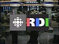 1995-era RDI logo from the first broadcast day (screenshot).