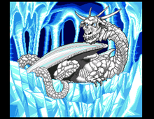 An animated cutscene with Quark the White Dragon. LunarTSS.png