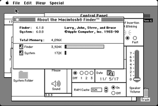 <span class="mw-page-title-main">System 6</span> Sixth major release of the classic Mac OS