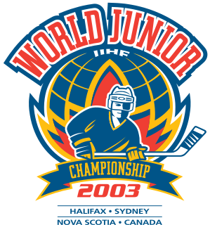 <span class="mw-page-title-main">2003 World Junior Ice Hockey Championships</span>