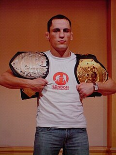 Marius Žaromskis Lithuanian mixed martial artist