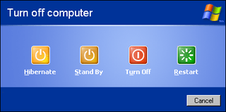 <span class="mw-page-title-main">Shutdown (computing)</span> Remove power from a computers main components in a controlled way