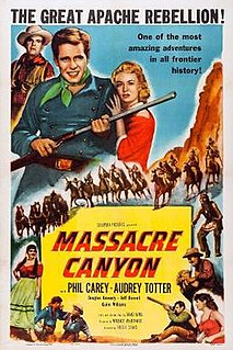 <i>Massacre Canyon</i> (film) 1954 film