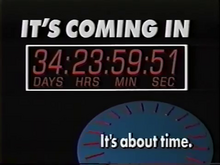 The countdown clock that WBMG aired instead of local news from January 1 to February 5, 1998 WIAT countdown clock.png