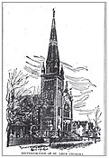 St. Leo's Church, Ashley, Pennsylvania, completed in 1897.