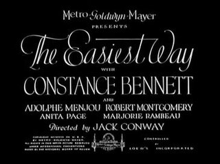 <i>The Easiest Way</i> 1931 film